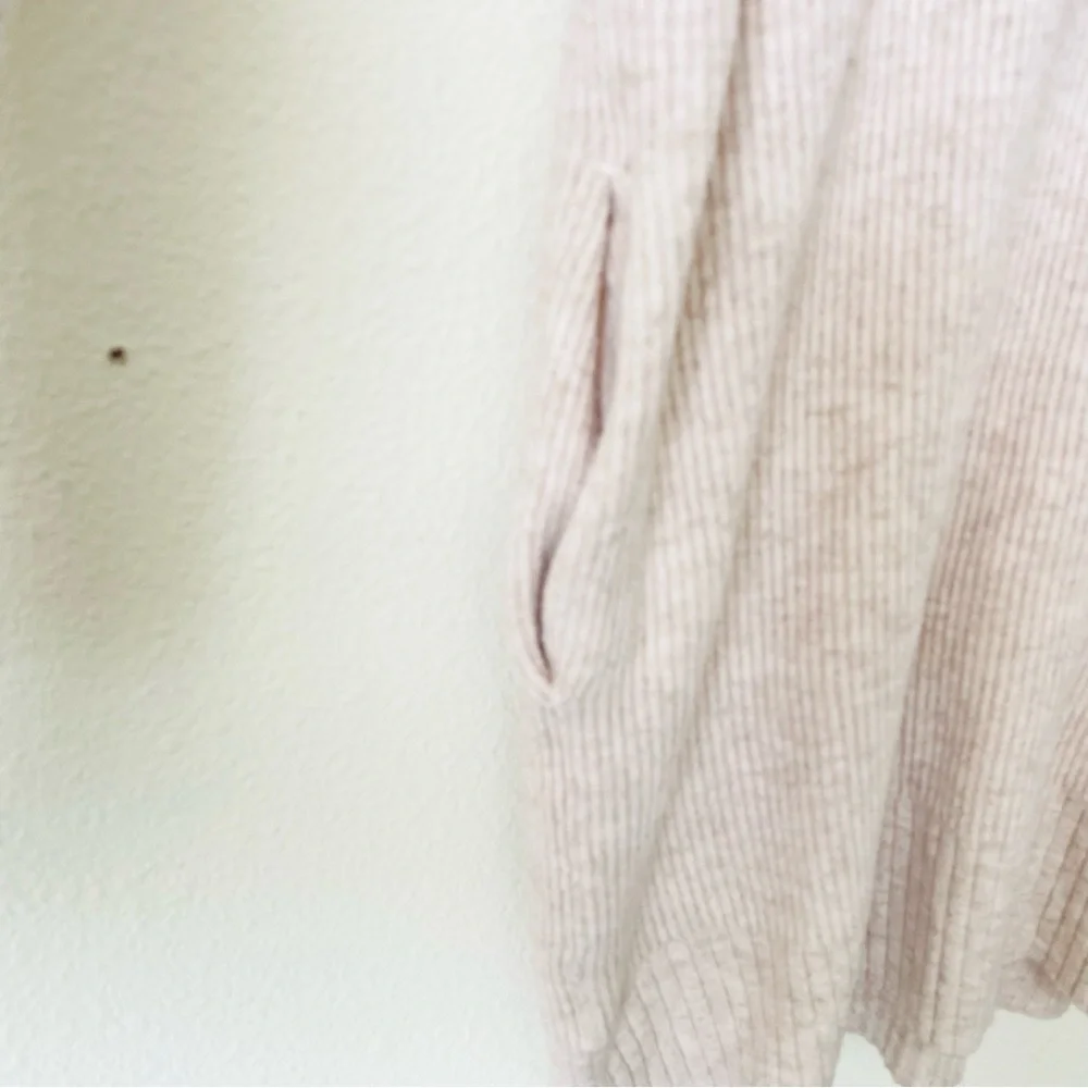Lululemon MEDIUM Restful Intentions Cashlu pink pocketed sweater